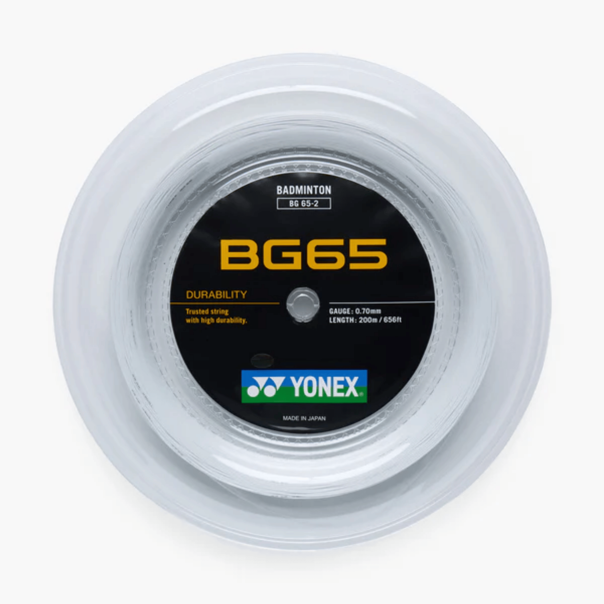 BADMINTON STRING BG65 200M REEL