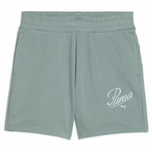 ESSENTIALS SCRIPT HIGH-WAIST 5" SHORTS W