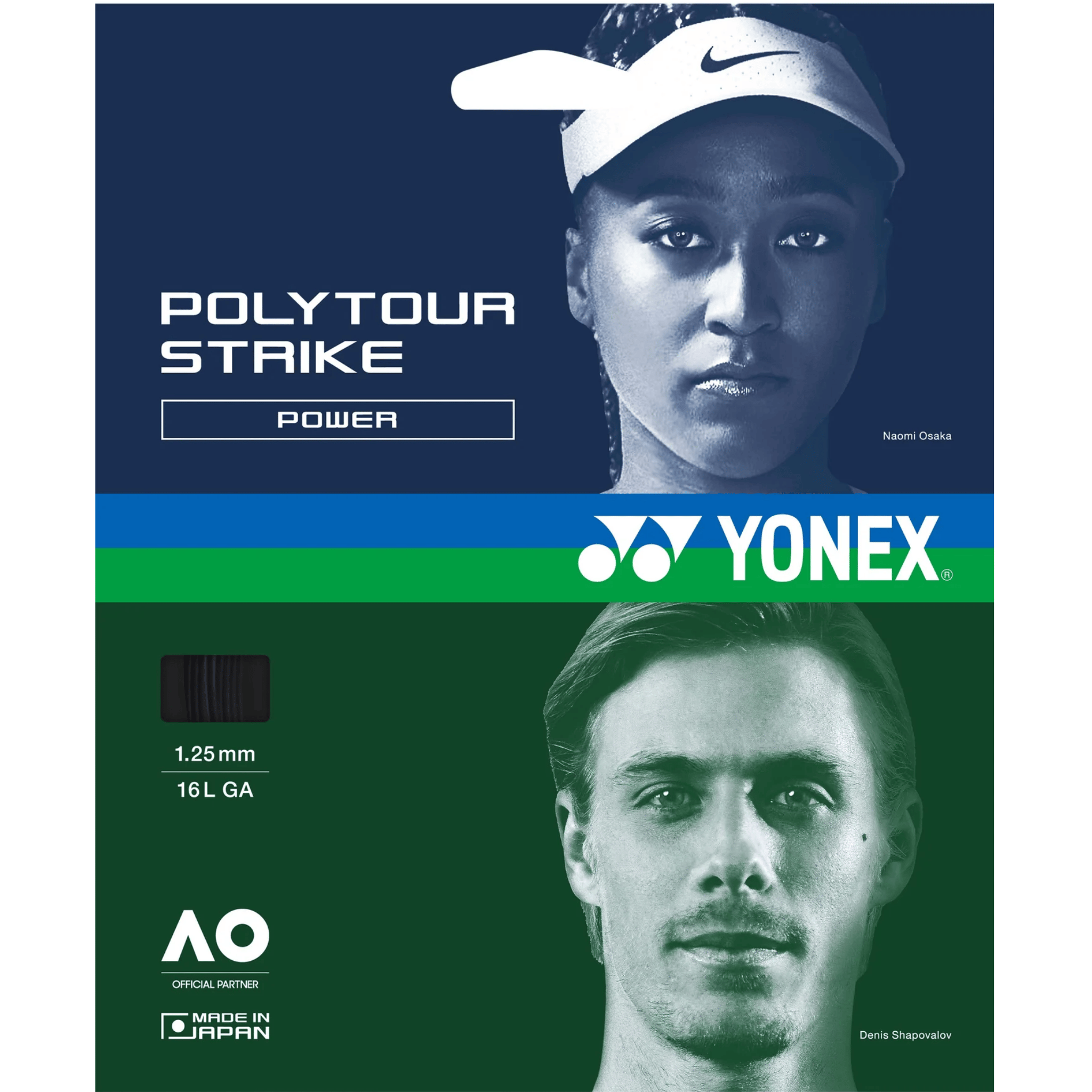 POLYTOUR STRIKE 125 TENNIS STRING