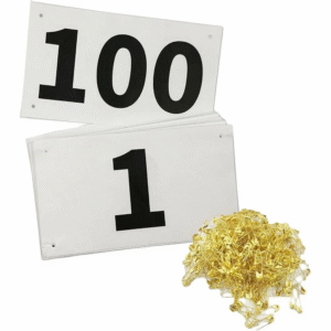 RACE NUMBER 1-100 (PK OF 100)