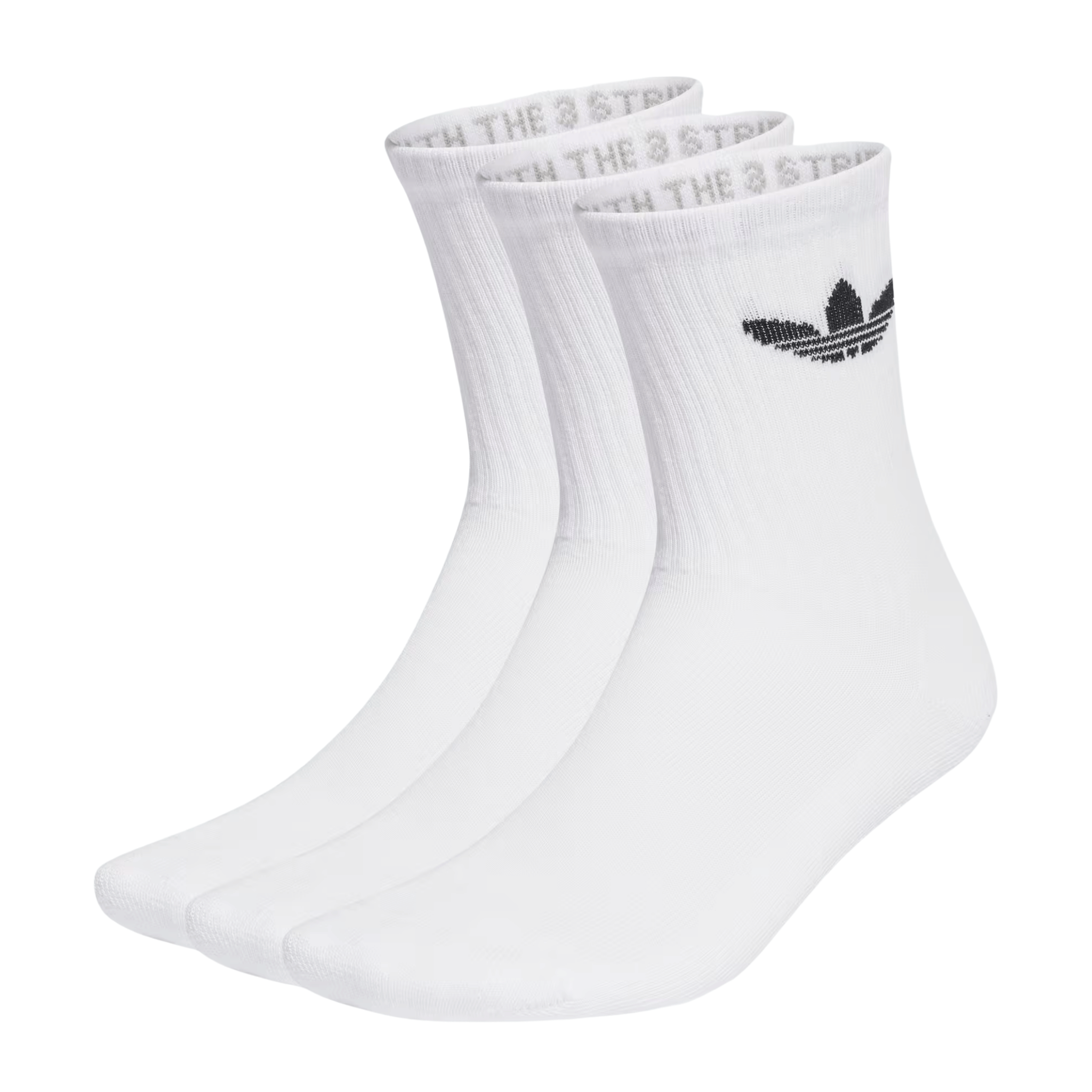 TREFOIL CUSHION CREW SOCKS 3P