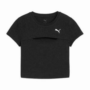 WARDROBE ESSENTIALS CUT-OUT BABY TEE W