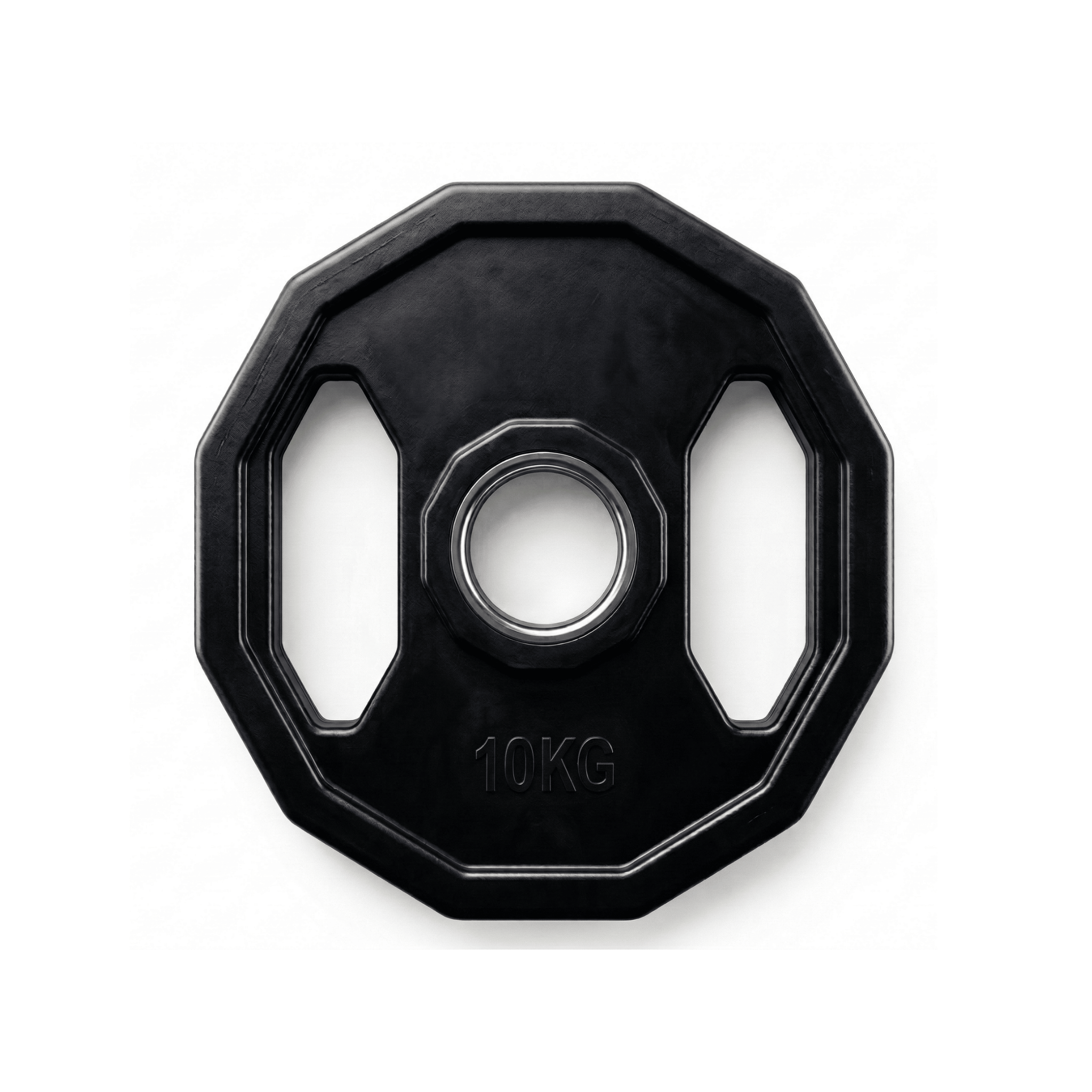 WEIGHT PLATE RUBBER GRIP 10KG 50mm